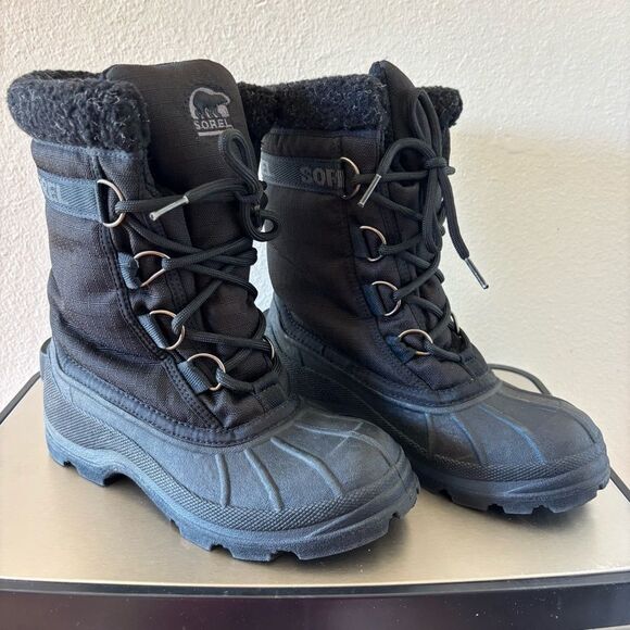 Sorel Cumberland NL1101-010 Women’s Black Waterproof Winter Boots Size 6 - Picture 4 of 6
